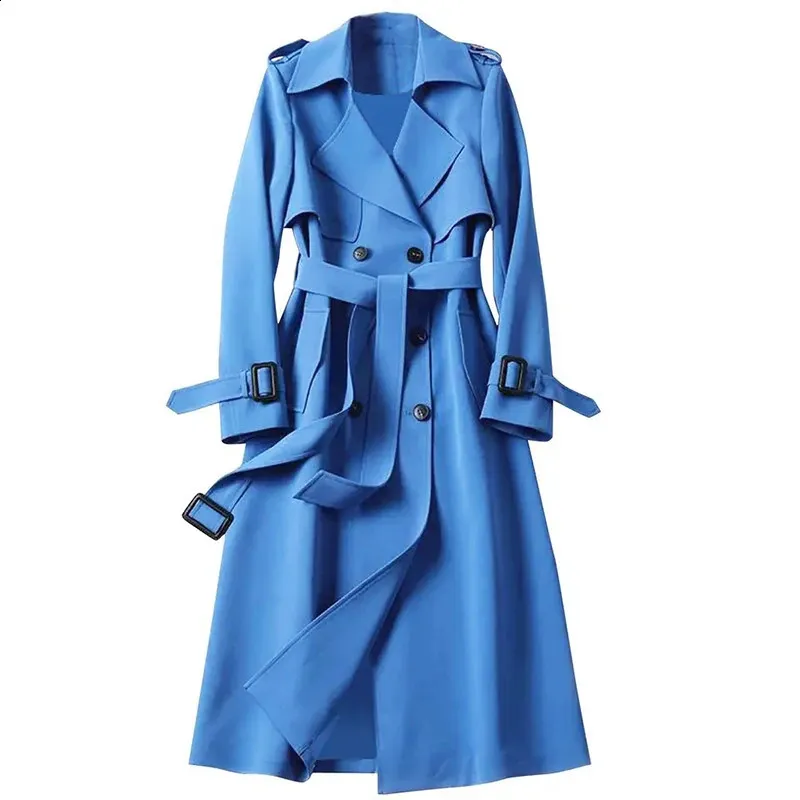 Korean Fashion Women's Trench windbreaker jacket Belt