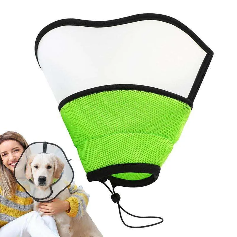 Protective Pet Cone Collar Breathable, Adjustable Recovery Collar for  Small Large Dogs Cats Post Surgery Wound Healing, Gift Idea! - Main Image