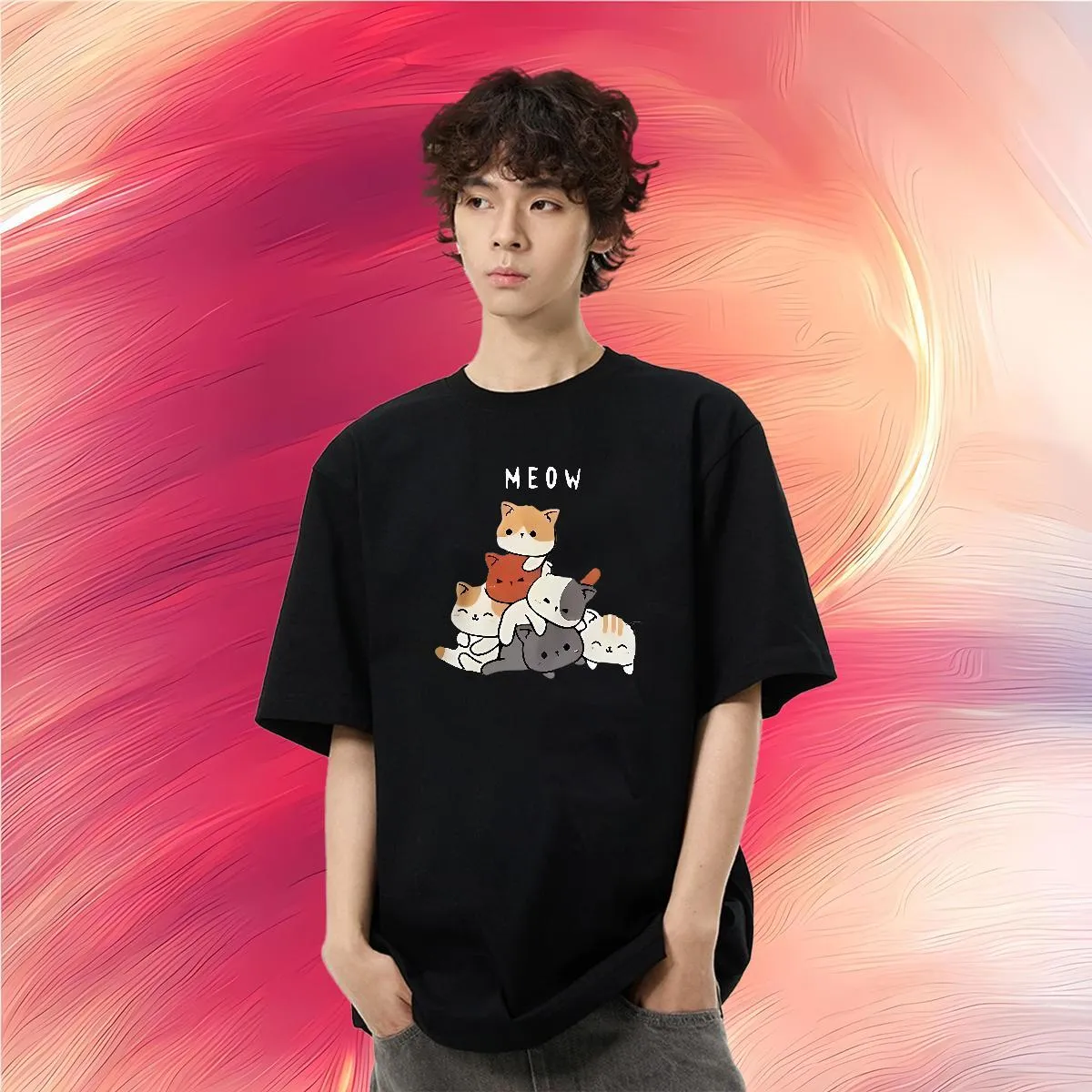 2024 T Shirt Di Cotone Design Di Moda Uomini, Top Sport Casual