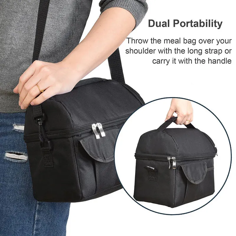 Premium Insulated Lunch Bag for Women - 8L Reusable Cooler Bag ...