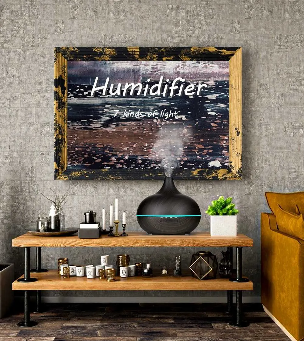 Aromatherapy Essential Oil Diffuser: Ultrasonic Cool Mist Humidifier ...