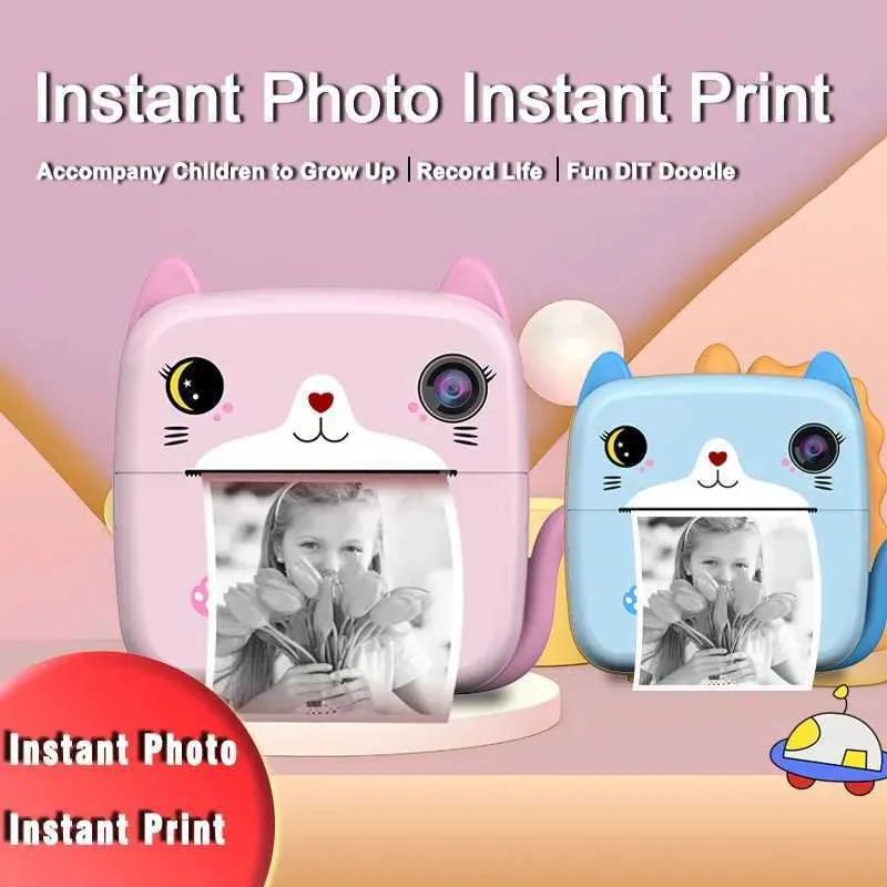 Kids Instant Camera 2.4 IPS Display, Thermal Paper... From Kam_wo ...