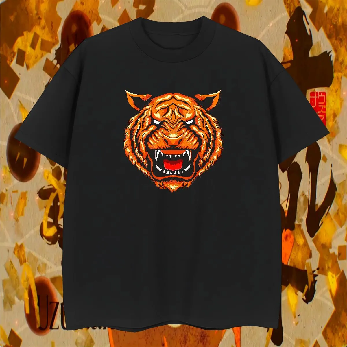 Camisetas De Tigre Impresas Personalizadas Para Hombres: 230 G De