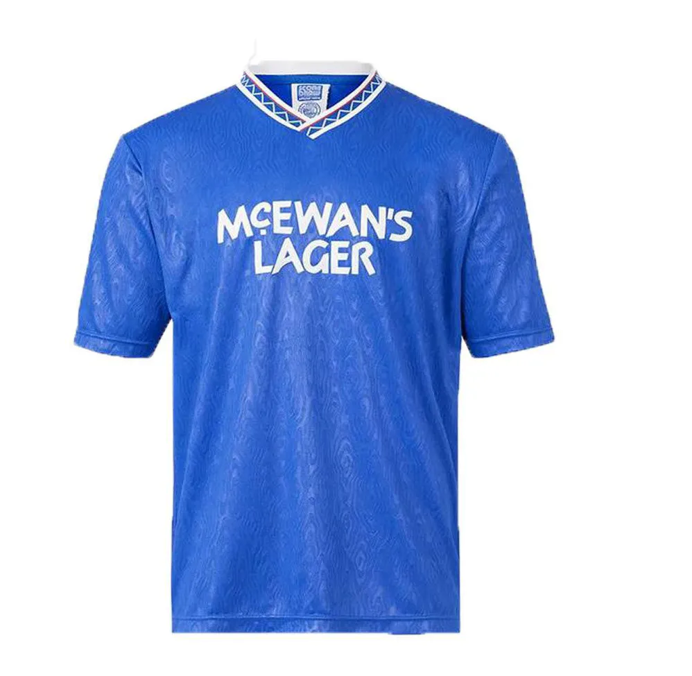 Glasgow Rangers FC Classic Retro vintage soccer shirts Glasgow Rangers FC Classic Retro vintage soccer shirts