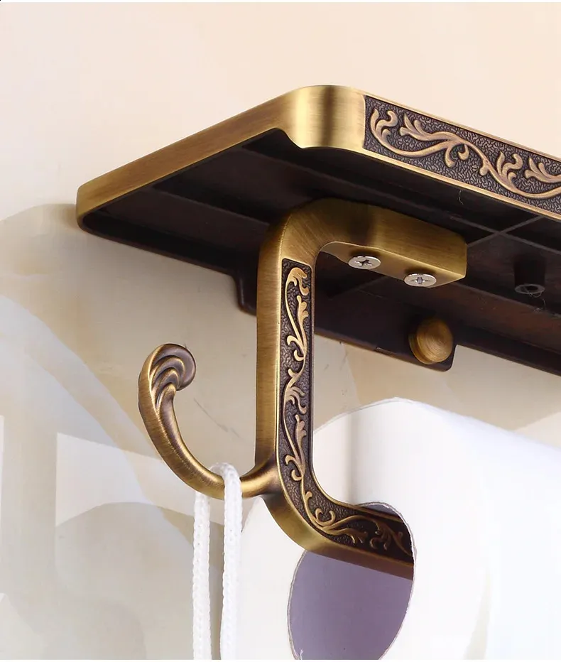 Wandmontierter Toilettenpapierhalter Aus Messing – Vintage-Design, Rostfrei, Einfach Zu Installieren