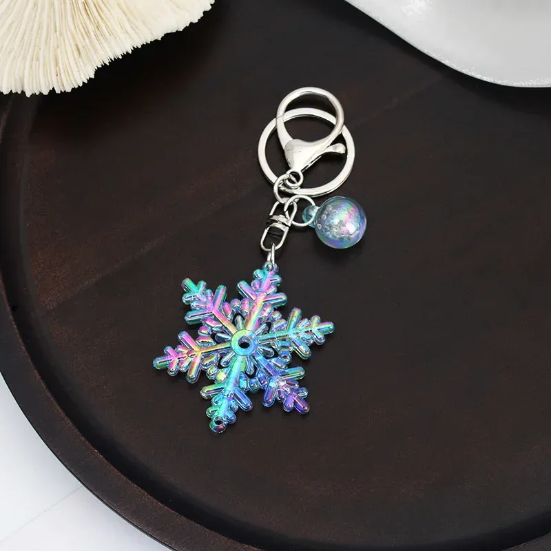 Snowflake keyring top