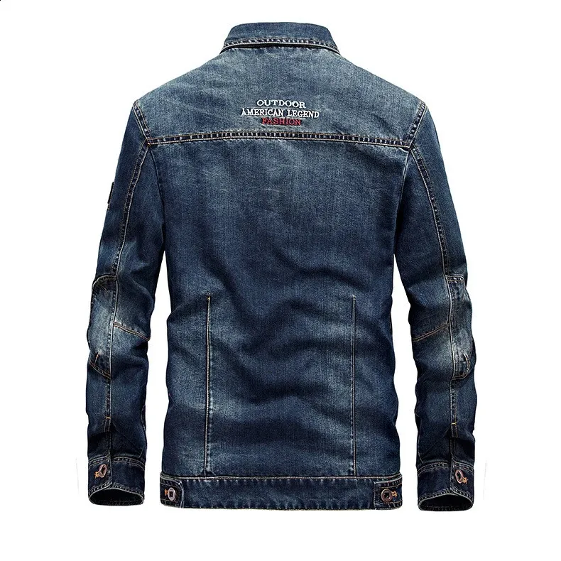 【 Jeans】大人気ジャケット/2色有 Men's Retro denim jean jacket - High Quality Oversized