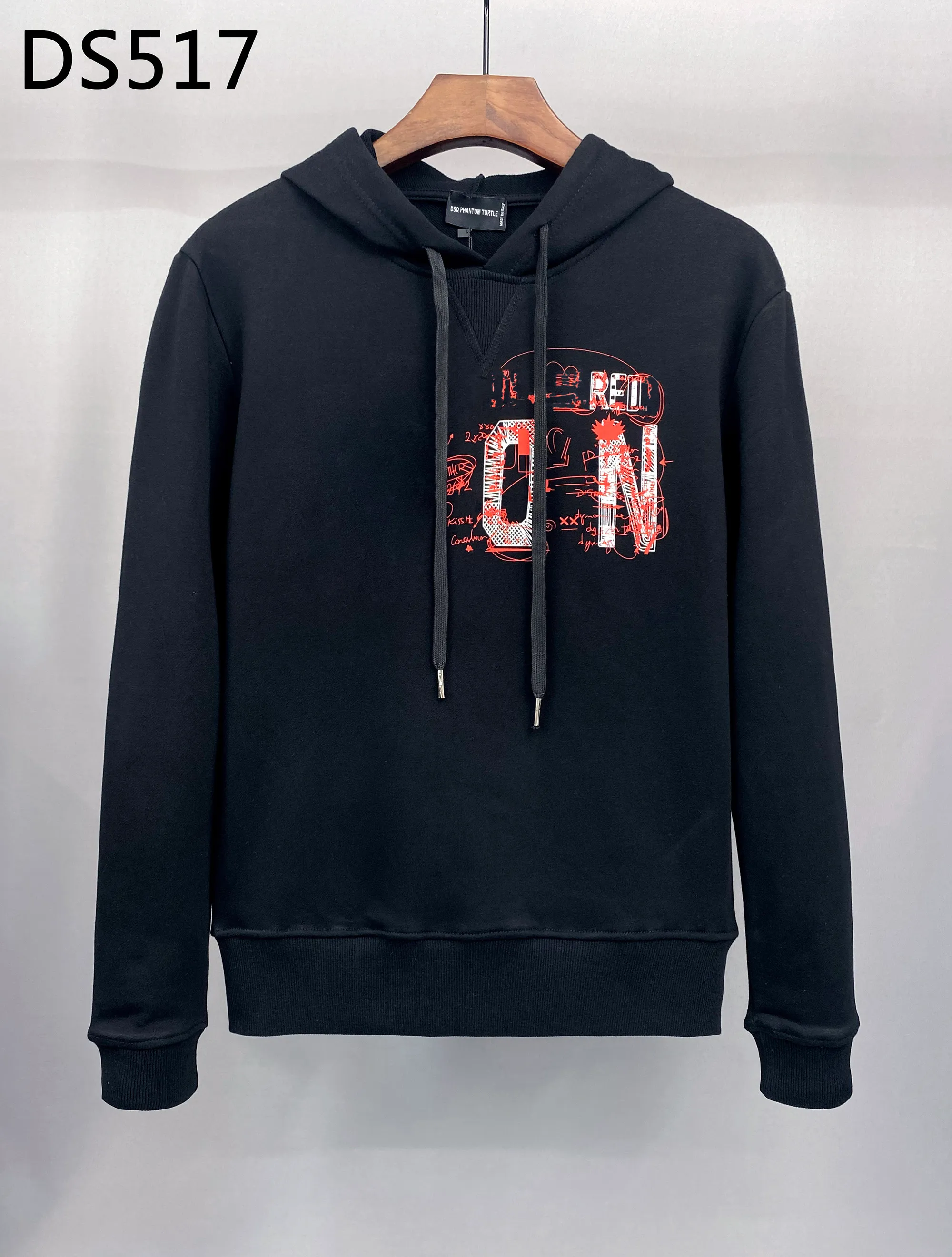 Top Quality 100 Cotton Men s hoodies and sweatshirts with Italy Fashion Print Autumn Winter Sweatshirts by COOL SWEATSHIRT Style 1294