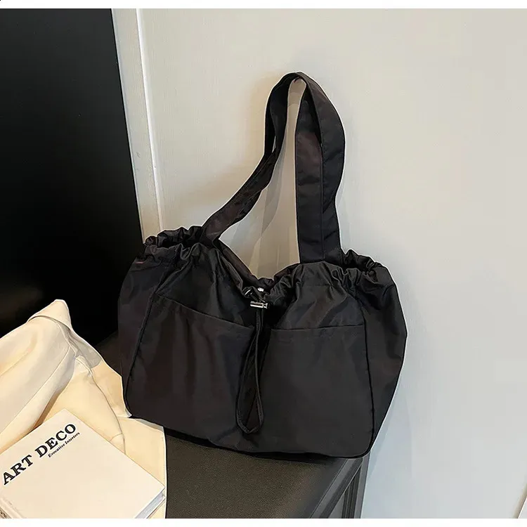 2024Korean Style Nylon Shoulder Bag for Women - Refined Tote