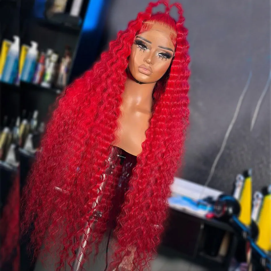 Premium Peruvian Deep Wave luvme wigs with 13X4 HD Frontal ...