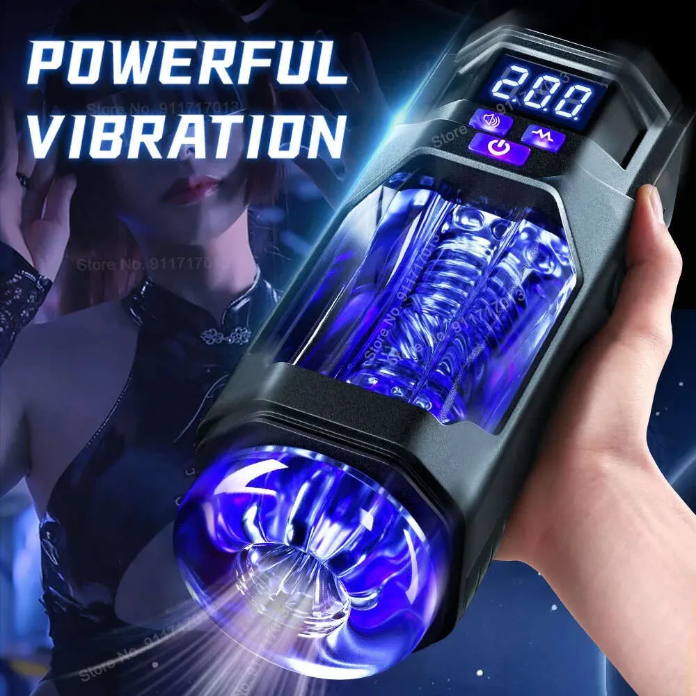 Master Bator Realistic Texture Male Masturbator: Automatic Stroking Device With ...