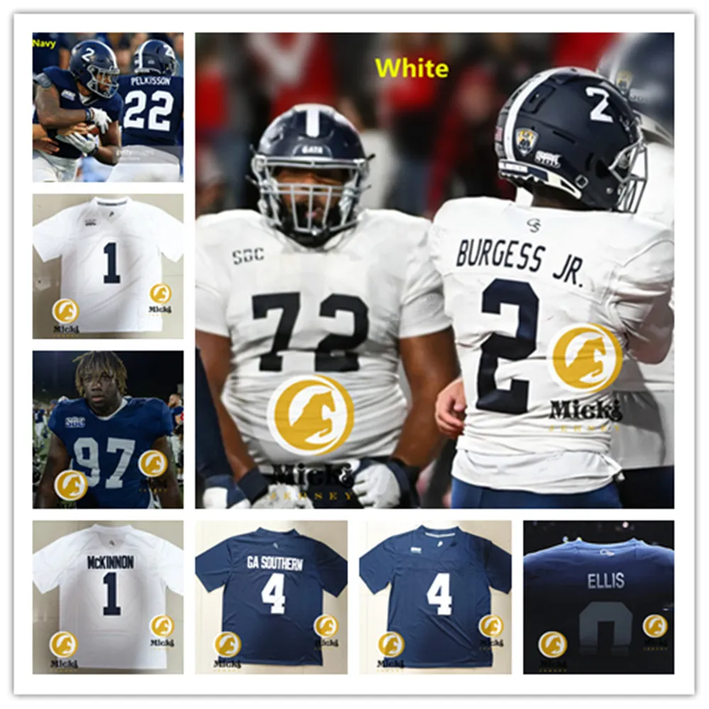 Georgia Southern Eagles Jersey McKinnon, Ham, Peterson More! Custom  Stitched Football Jerseys for Men Youth Buy Now!