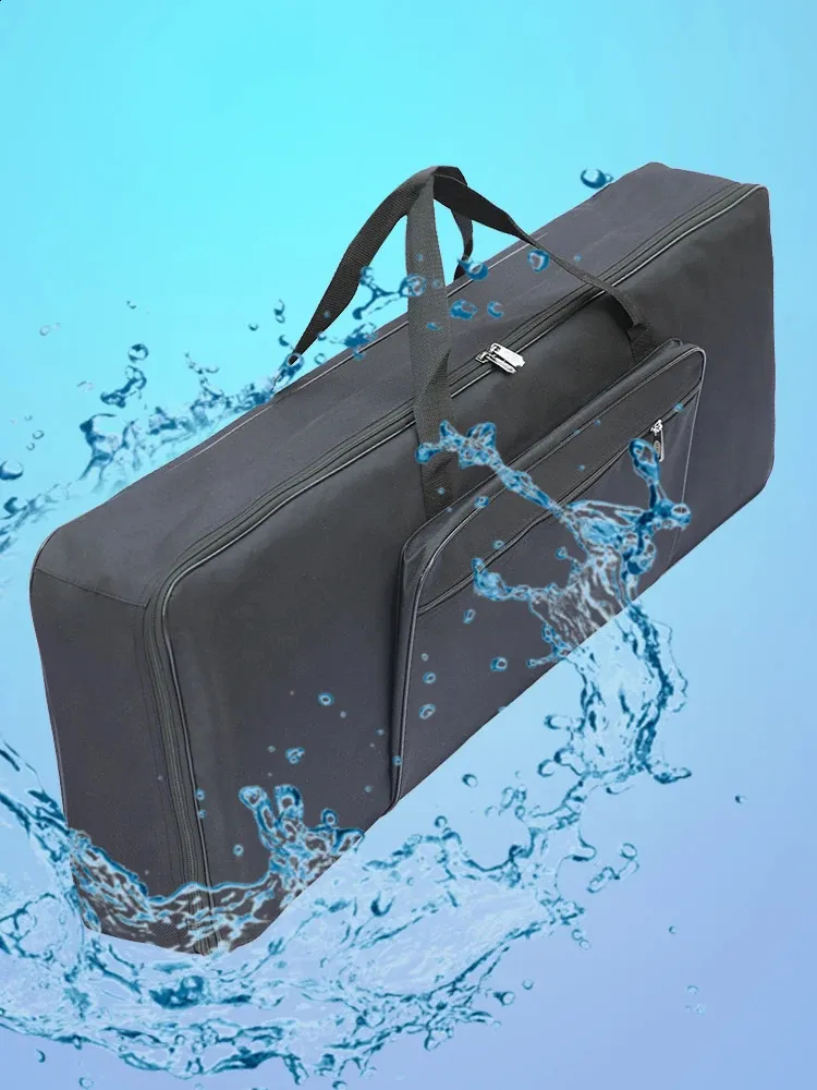 Borsa Imbottita Per Tastiera Elettronica 61 Tasti - Custodia Da Trasporto In Nylon Concerto