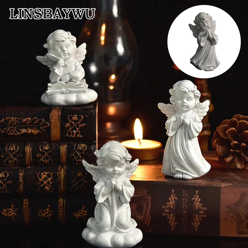 Adorable Angel Figurine: Handcrafted Resin Sculpture for Home Décor ...