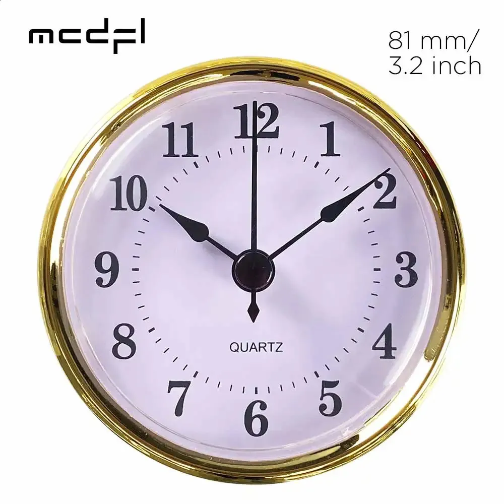 Table Clock Inserts MCDFL Table Clock Insert Watch Faces Battery Operated Desk Decor ...