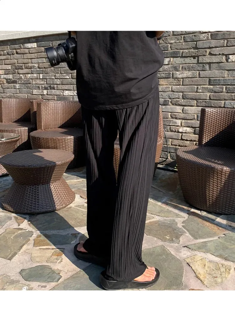 アルゼンチンタンゴガウチョパンツ黒 Flowy Black Wide Leg Mens Pants For Stylish Streetwear