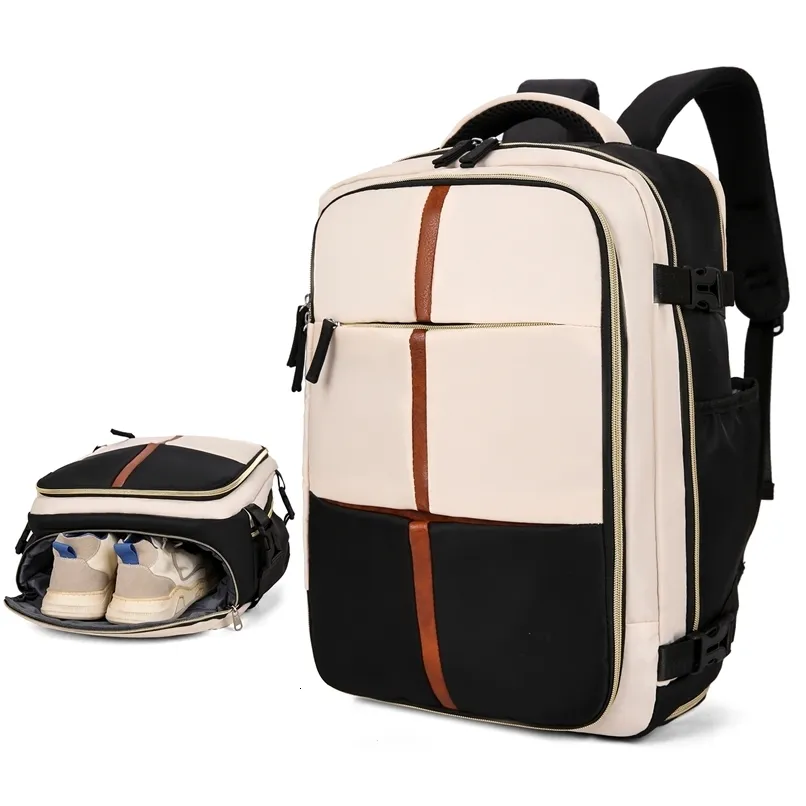 Large Waterproof Travel Backpack with Dedicated Shoe Storage ...