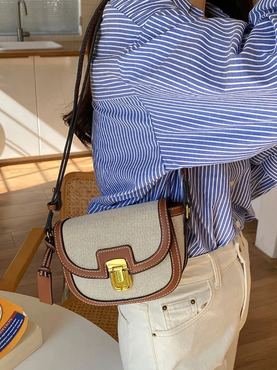 ADISA Women's V-Flap Crossbody Sling Bag - PU & Gold Chain Strap, Magnetic Closure, Evening & Casual Bag