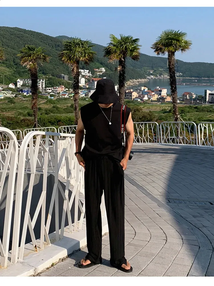 アルゼンチンタンゴガウチョパンツ黒 Flowy Black Wide Leg Mens Pants For Stylish Streetwear