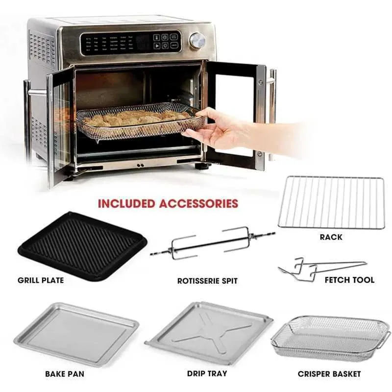 Emeril Lagasse Air Fryer Oven With French Doors Large 26 QT Air