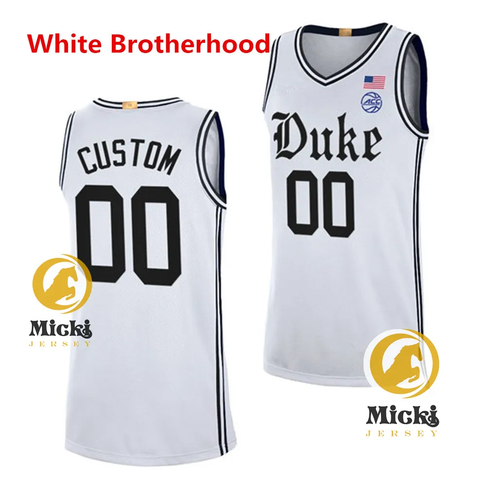 Duke Basketball Jersey Jersey Sportivo Femminile Maschile In Poliestere Traspirante Asciugatura Dellumidita Anti Piund Secco Rapido Anti Statico Anti Shrink Rob Stop Anti bacteriale Grigio Blu Scuro R...