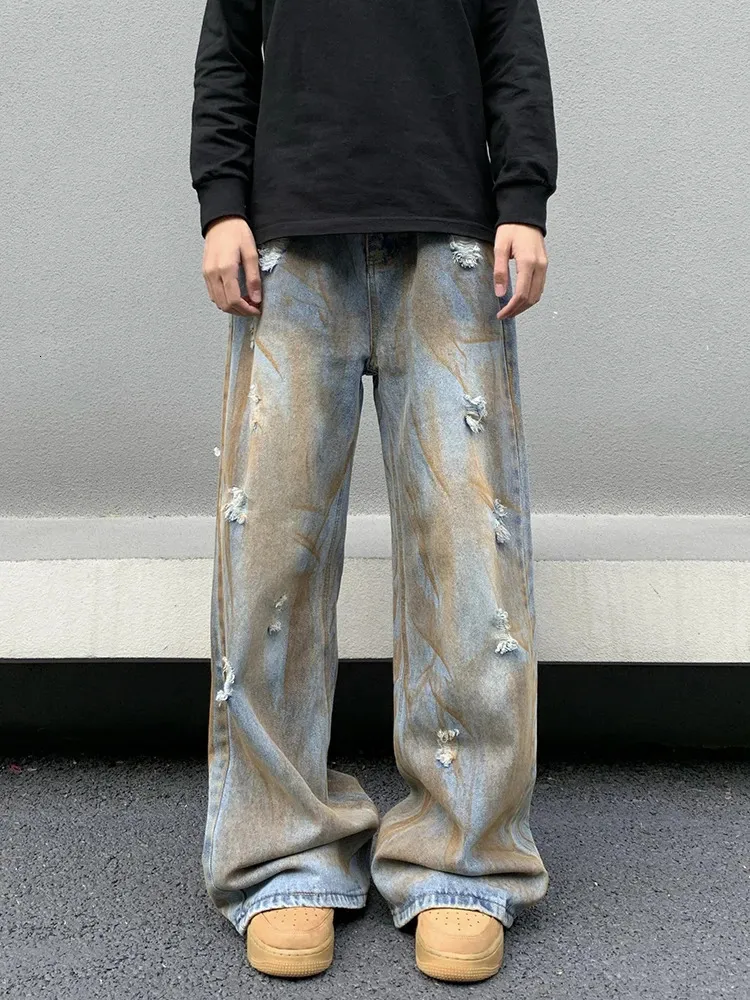 正規品　Menes JHYQ Dirty Baggy denim tig Buy Now JHYQ Vintage Dyed Baggy Jeans – Face 3 Face