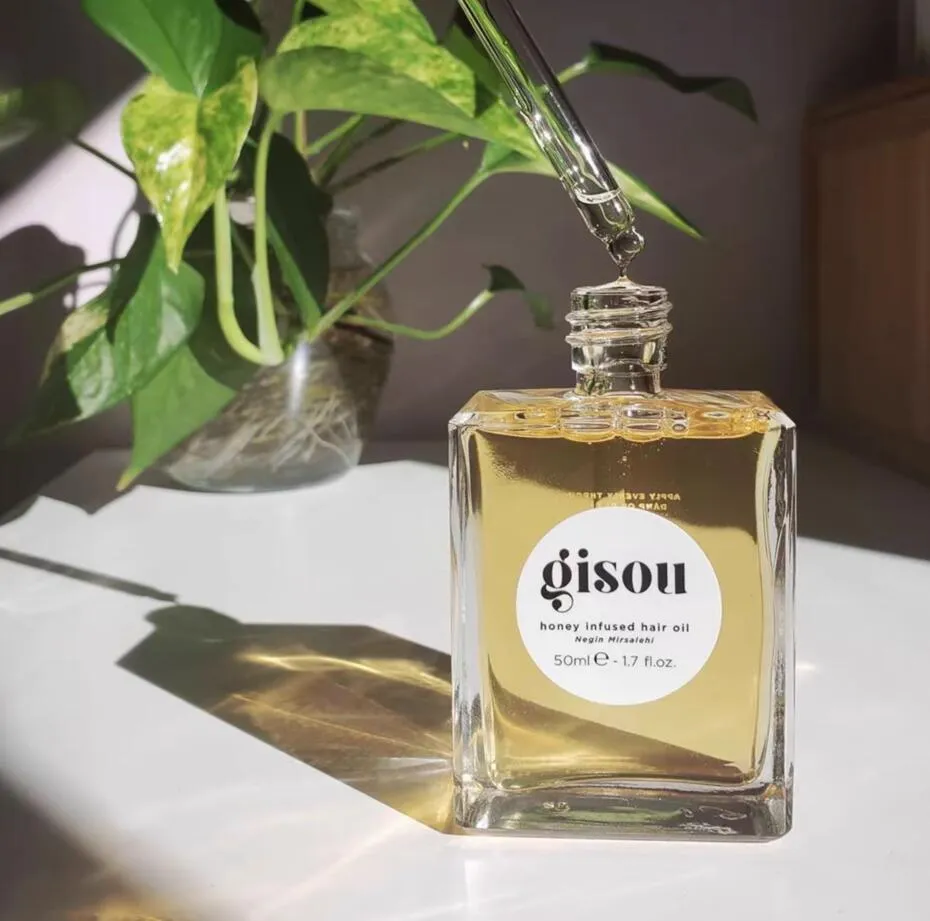 Gisou Honey Infused Hair Oil 50ml Shine Bonding Oil From
