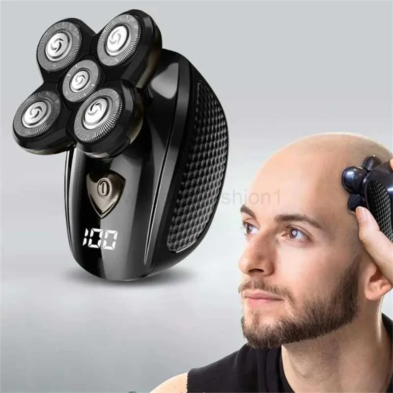 5D Electric Skull Shaver for Bald Heads - Wet & Dry Use, Close Shave ...