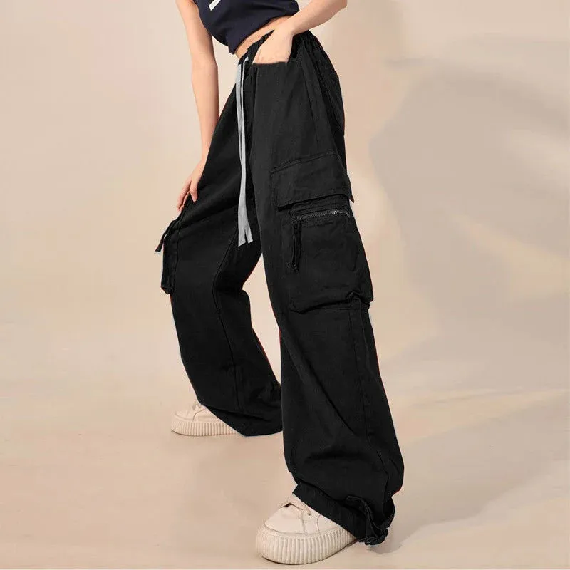 パンツ 00s Piko 2way wide cargo pants y2k Y2K Cargo Pants: Vintage High Waist Wide Leg Trousers