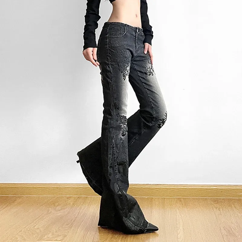 DHgate.com:Floral Tapestry Pants: Vintage Y2K Skinny Flare