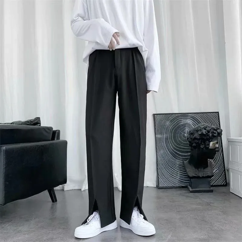 Korean Sle Bk Suit Pants for Men