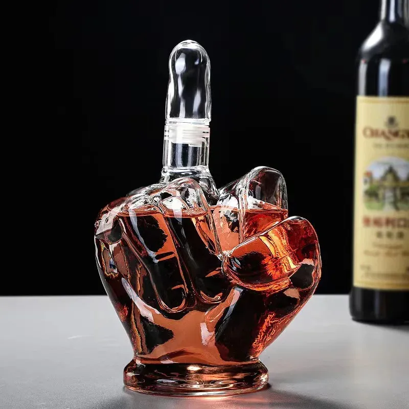 Bar Tools Dragon Shaped Lead Free Whiskey Decanter Home Bar Scotch Bourbon Liquor Bottle From - View #12