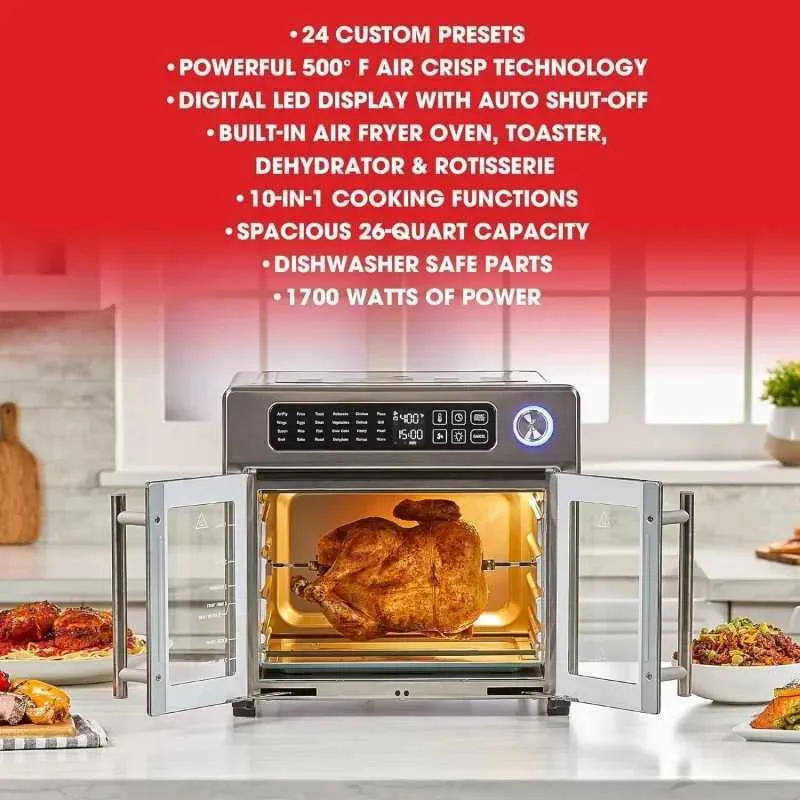 Air Fryer Rotisserie As Seen On Tv This Multifunctional Digital
