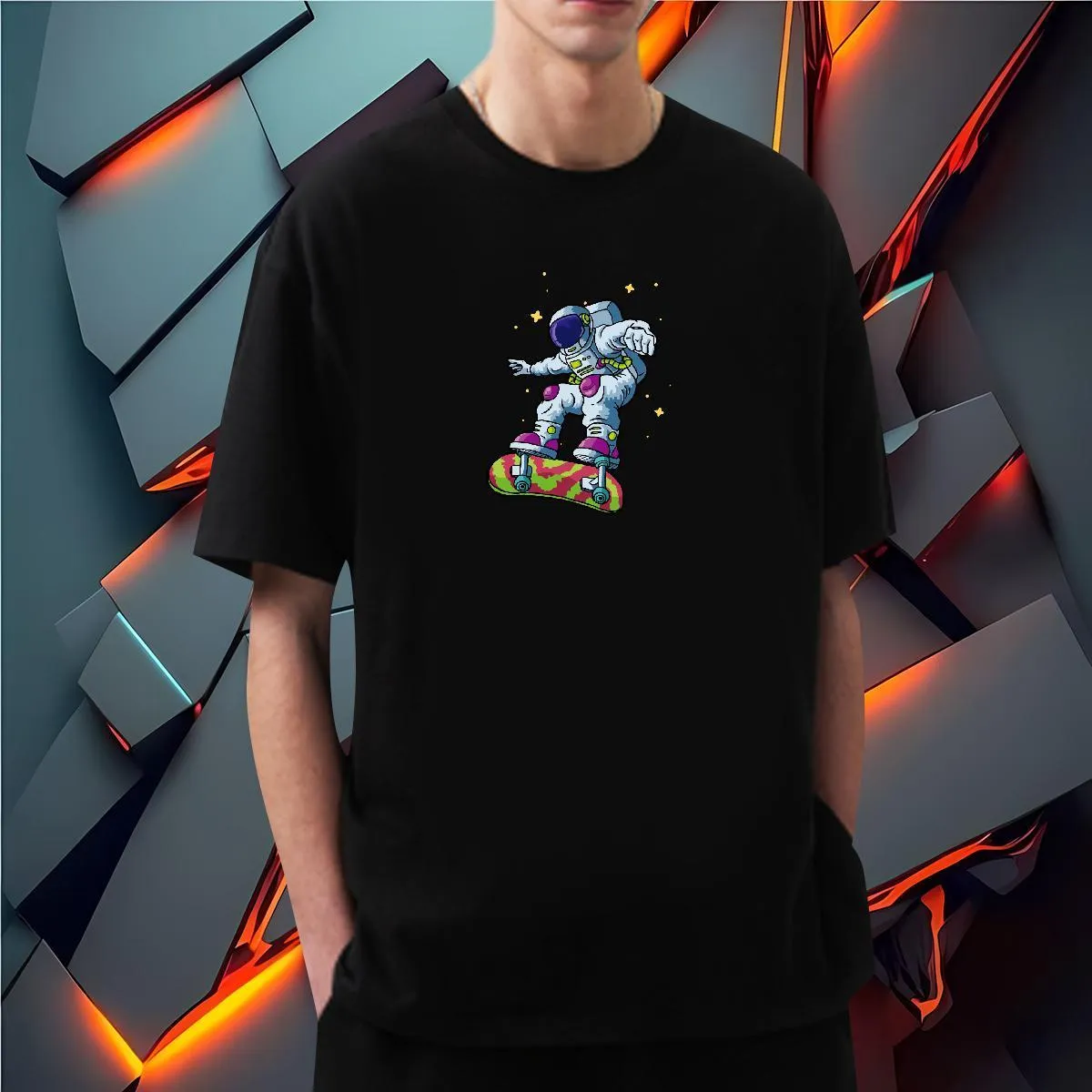 Wholesale Nasa T Shirt Mens, Premium 230g Cotton T Shirt