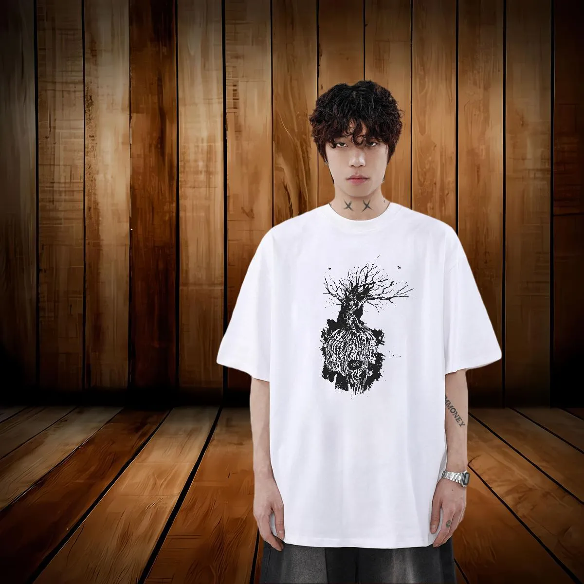 Camiseta De Hip Hop Para Hombres 230 G De Algodón Puro, Manga Corta,  Camiseta De Ropa Casual De 16,66 € | DHgate, image size:1200x1200