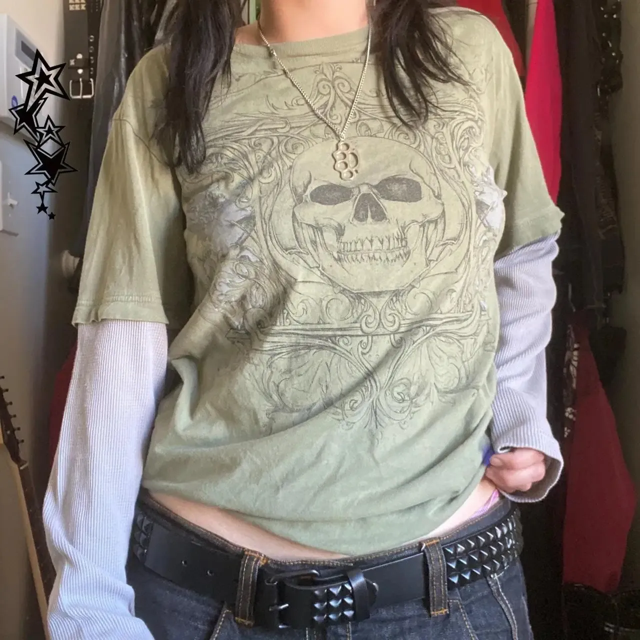 トップス vintage FOTUS cyber design top vintage FOTUS cyber design top