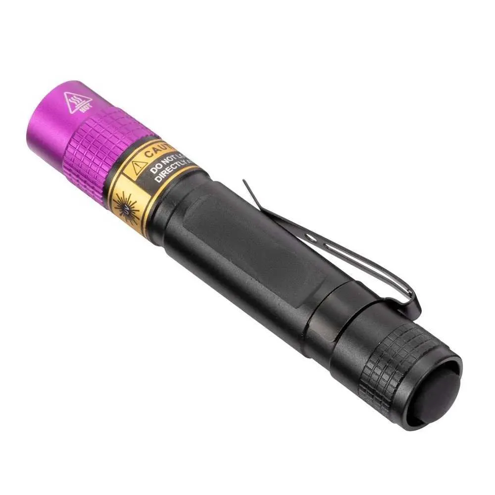 PROFORUS UV Flashlights Rechargeable, Ultraviolet Flashlight 365nm & 395nm Double UV Light Source Blacklight Flashlight Torch 2 In 1 Zoomable For...