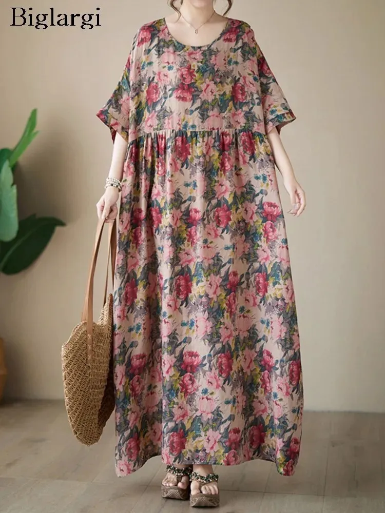 Summer A Line Dress Women Flower Floral Print Fashion... From Mysticastore,  $23.07 | DHgate.Com