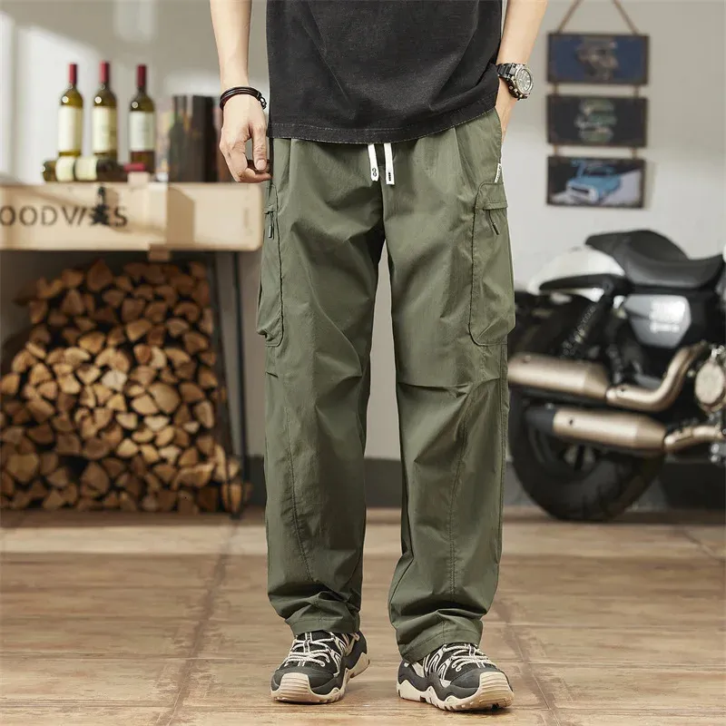 ILLIGO Two-Tuck Pocket Cargo Pants カーキ MUSINSA | ILLIGO