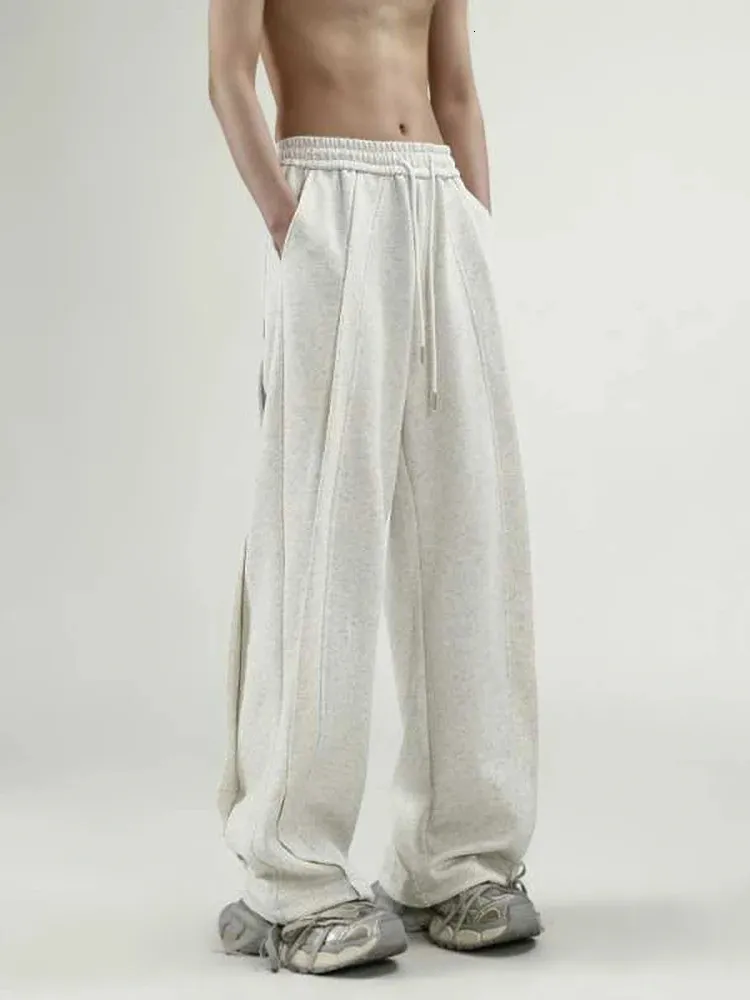 Oversized Wide Leg Sweatpants Mens Loose Fit Gray Sports Trousers Shop  Now!