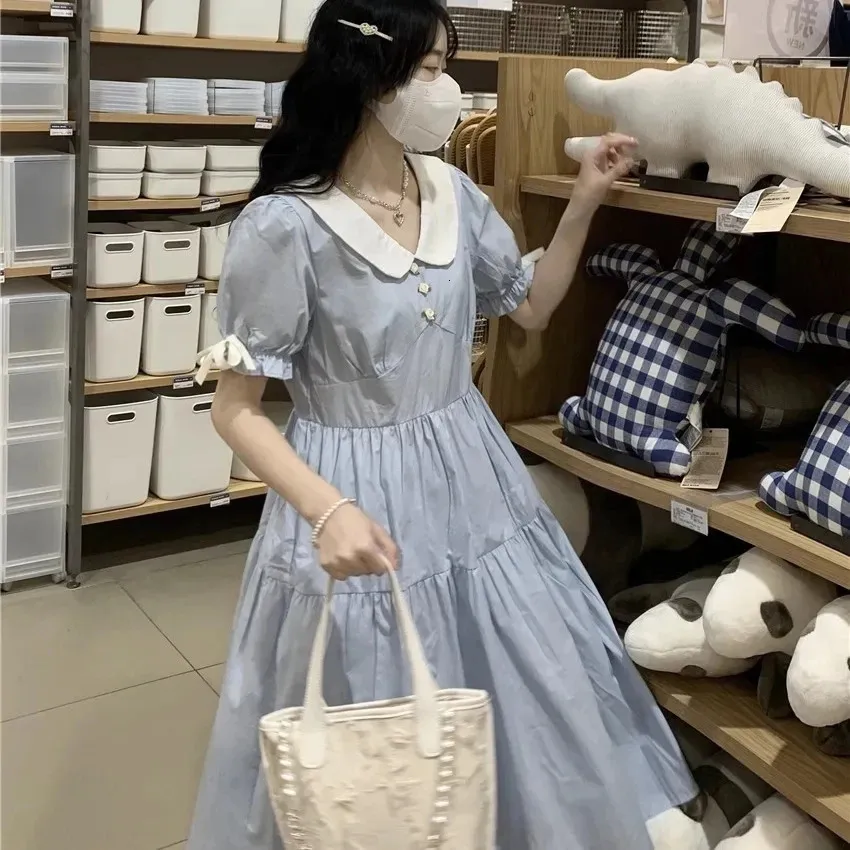 peter pan collar dress women Dresses for Elegant Vintage Casual Floral Print Work Party A-Line Swing with Pockets 978 (S, Black Dot) : Clothing, Shoes & Jewelry this dress adds a unique touch Allegra K Women's Contrast Peter