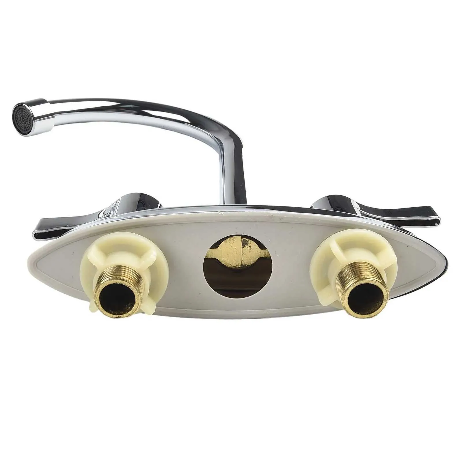 XJ240806 Double Hole Brass Kitchen Sink Faucet Hot... From Swagger ...