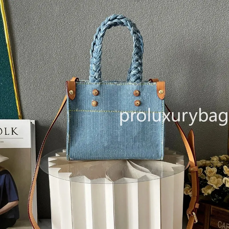 BASSO DESIGNER DENIM 2024: Borsa Jeans Vintage Donne, Elegante