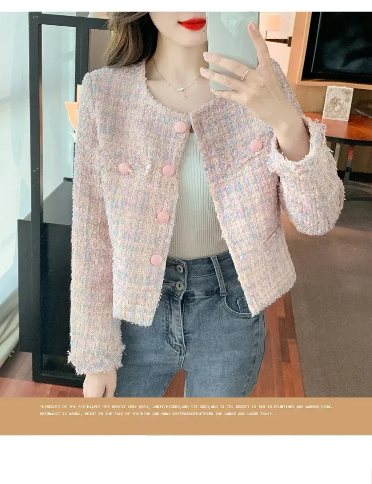 4月中旬発送】【pink petale】Grace Tweed Jacket