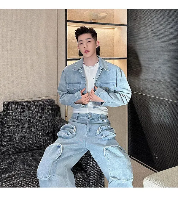 【そわそわバケツ様】【JIMWAG】denim setup jacket JIMWAG