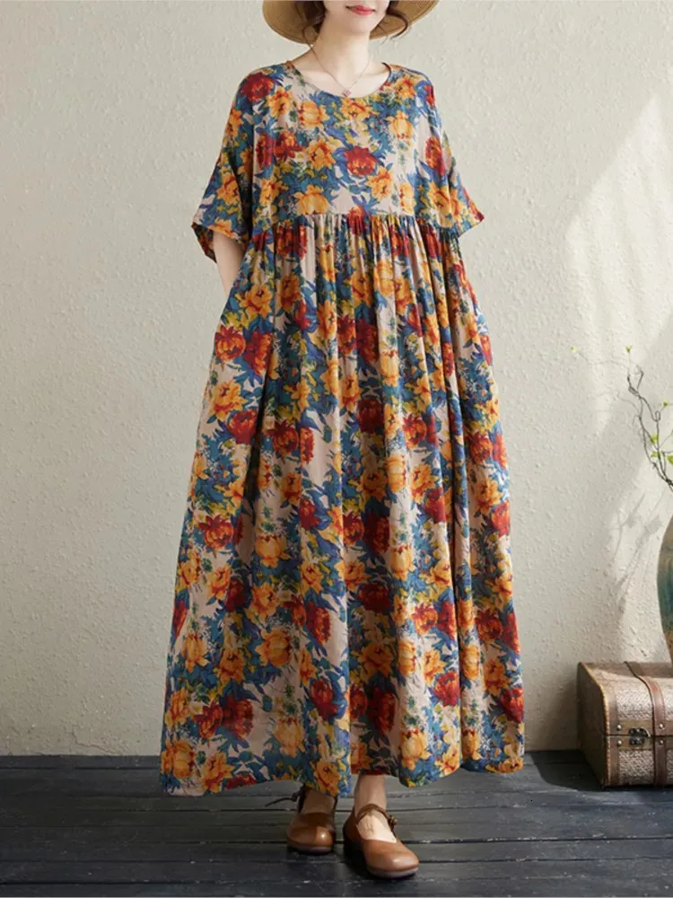 white christmas dresses Floral Dress, Summer Dress, Pink Floral Cotton Dress, Sleeveless Maxi Dress, Maternity Dress, Sundress, Spring Floral Dress, Tube Dress main image 1