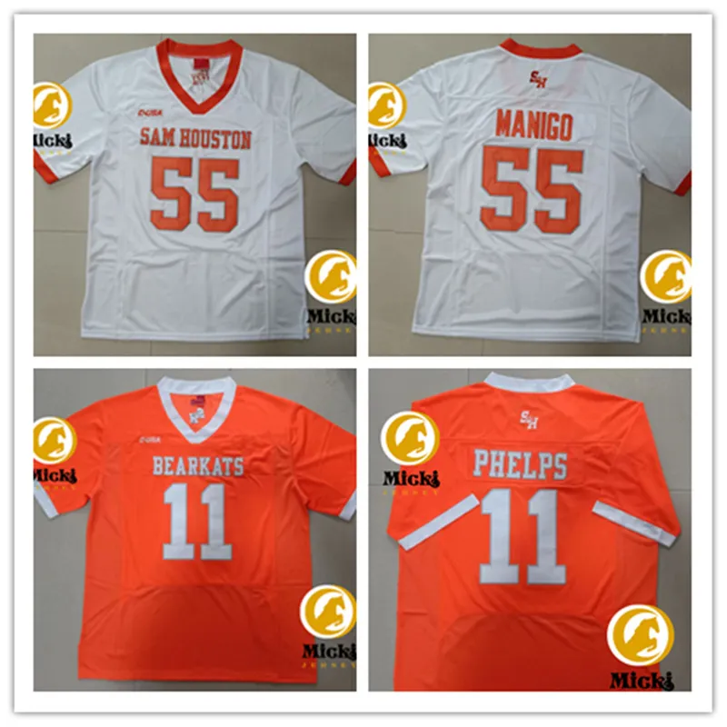 Sam Houston Bearkats Football Jersey Custom Stitched #15, #1