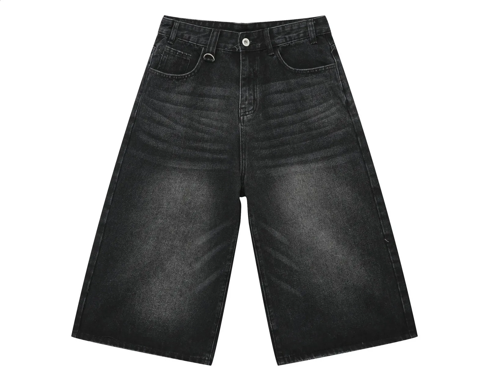 Baggy Retro Jorts: High Waist Wide Leg Denim Shorts - Y2k