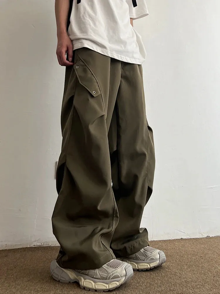 【WOOHWA】TYPE PARASHUTE PANTS HOUZHOU Techwear Parachute Cargo cargo pants - Men's