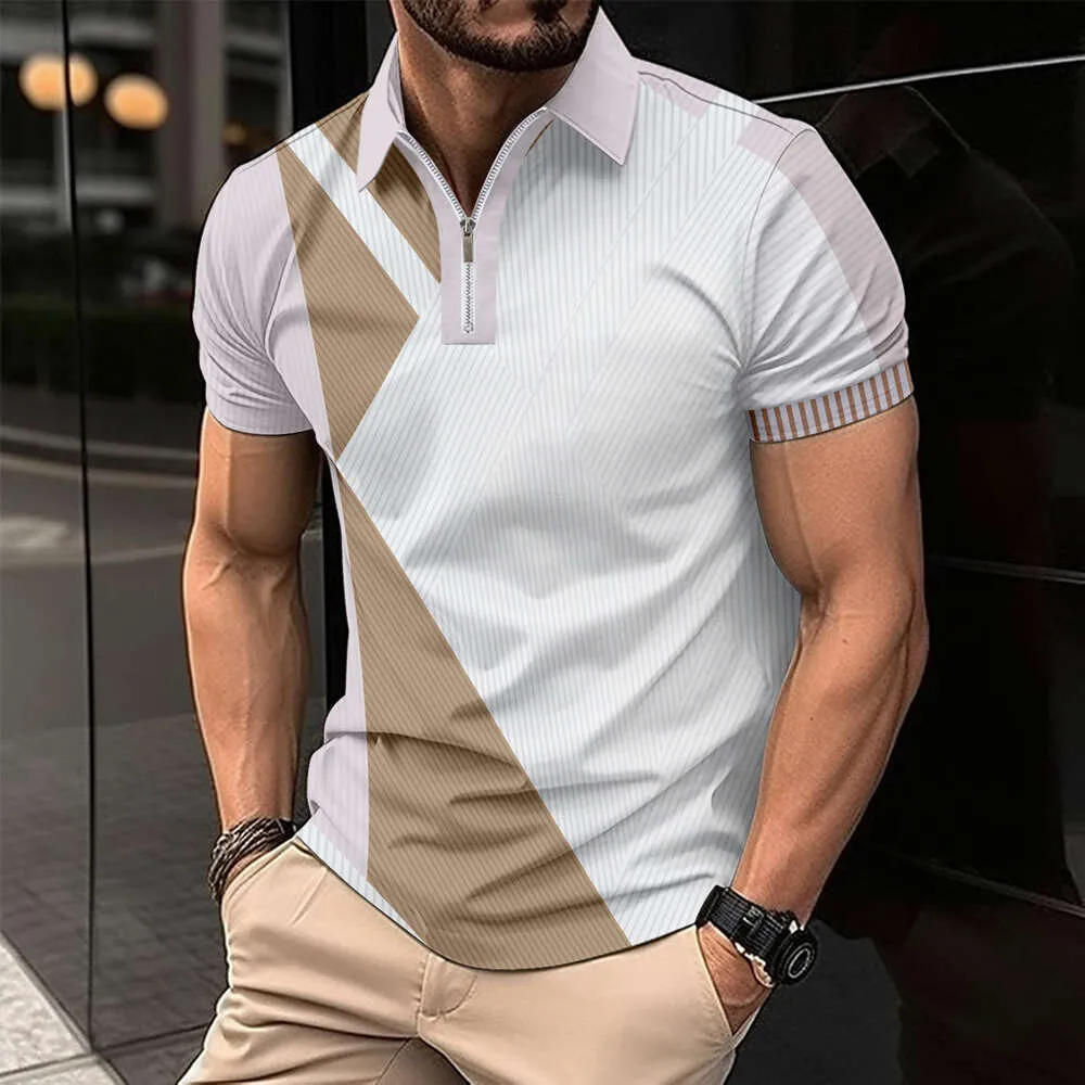 New 2022 Men's Slim Fit Polo shirt with t shirt